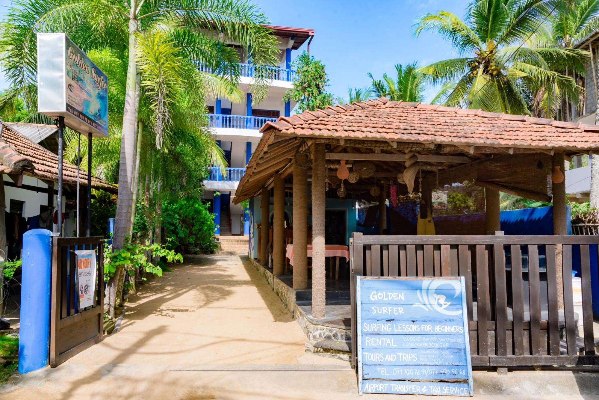 Golden Surfer Beach Hotel Тангалла Экстерьер фото